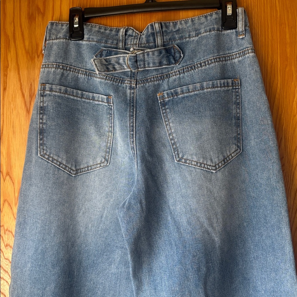 PTCL Classic Blue Wide-Leg Women Jeans - Picture 5 of 6